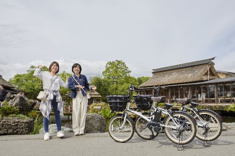 Q-BIKE (Kawaguchiko Station share cycle) — bike rental in Fujikawaguchiko